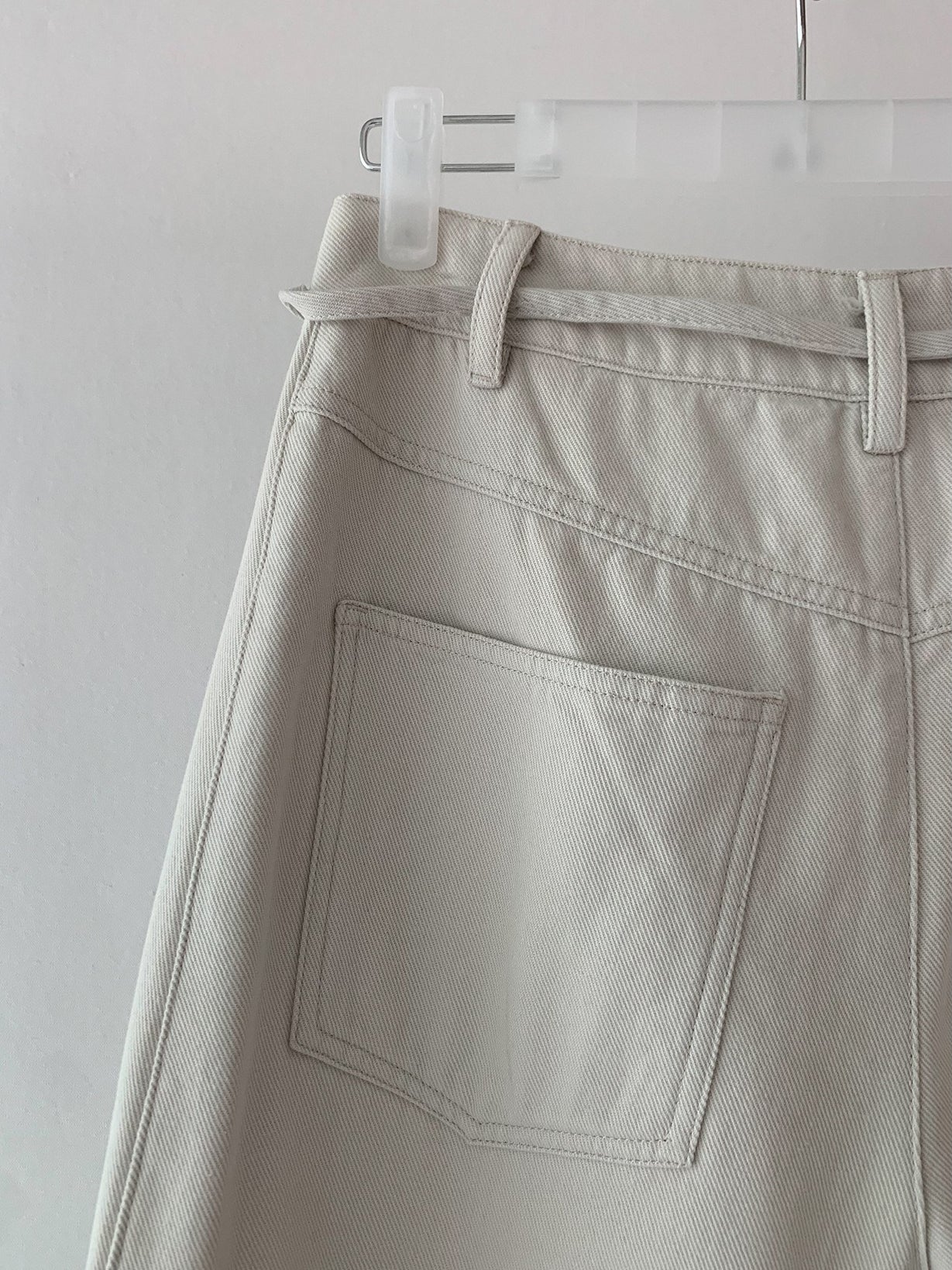 CORD BELT COCOON PANTS 2502