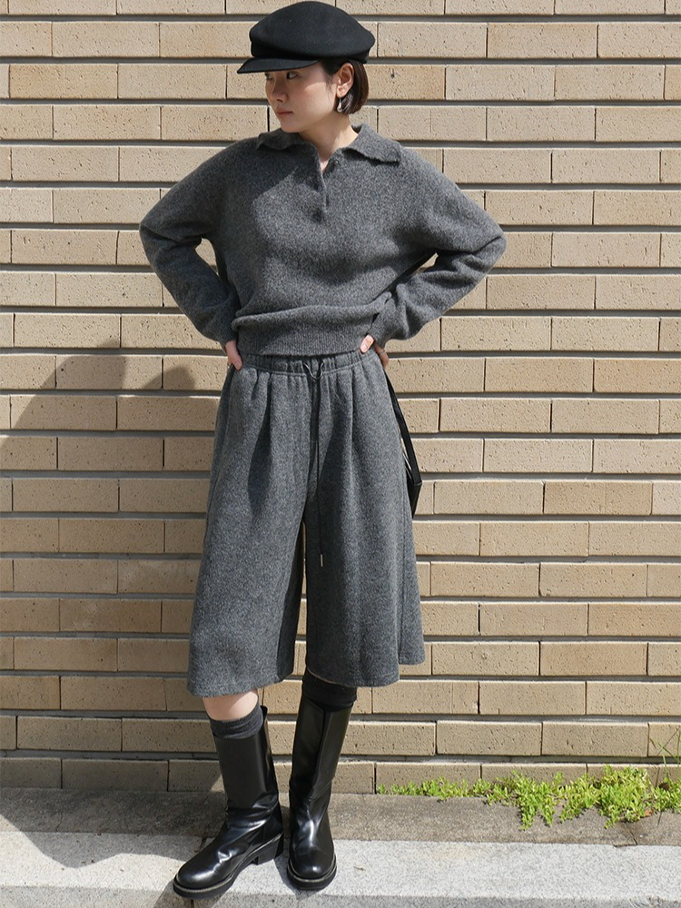 ドロストギャザーハーフパンツ 2167