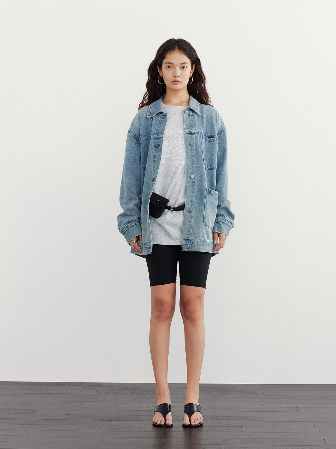 VINTAGE LOOK DENIM JACKET 2123