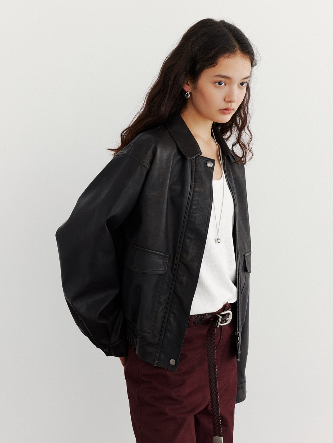 FAUX LEATHER JACKT 2127