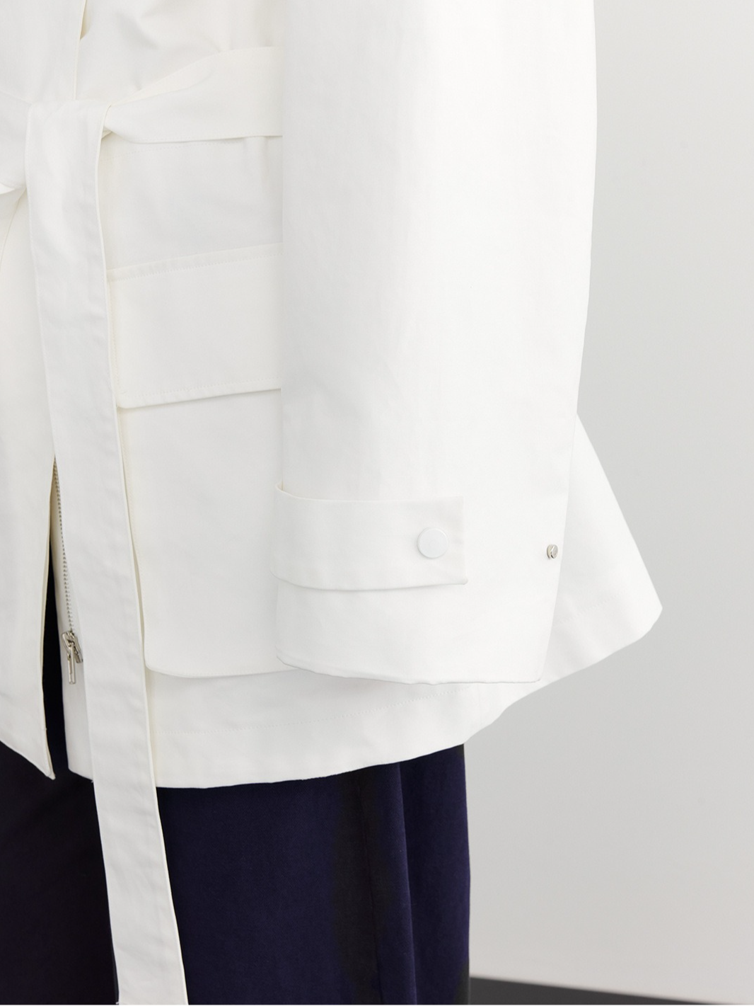 OVERSIZED STAND COLLAR COAT 2128