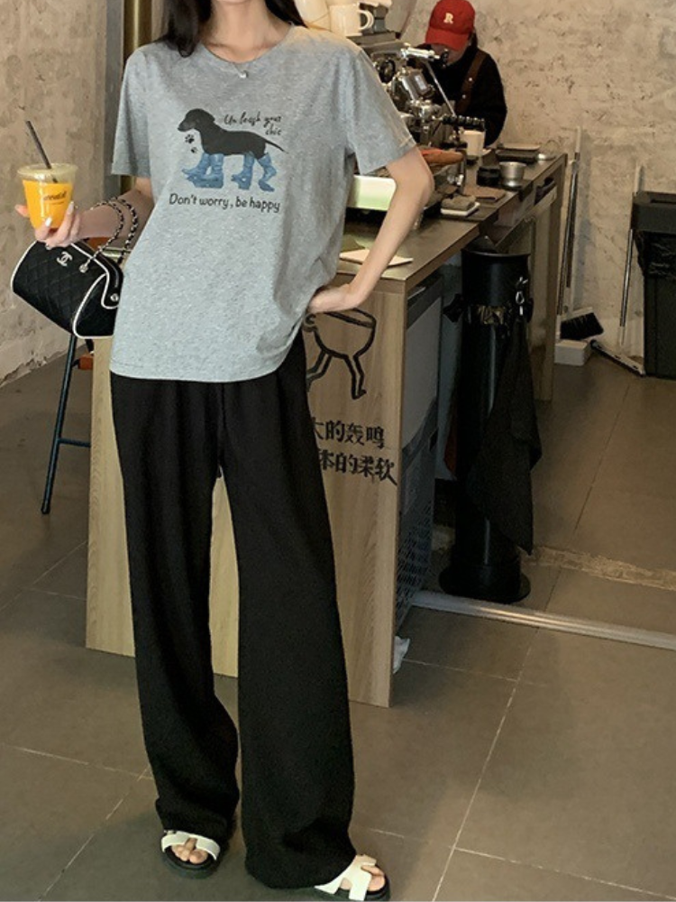 ウエストギャザーイージーワイドパンツ 2090