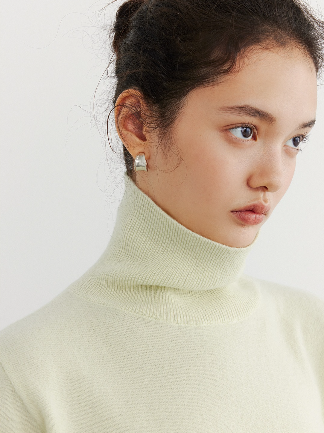 HALF-SLEEVE TURTLENECK KNIT 2126