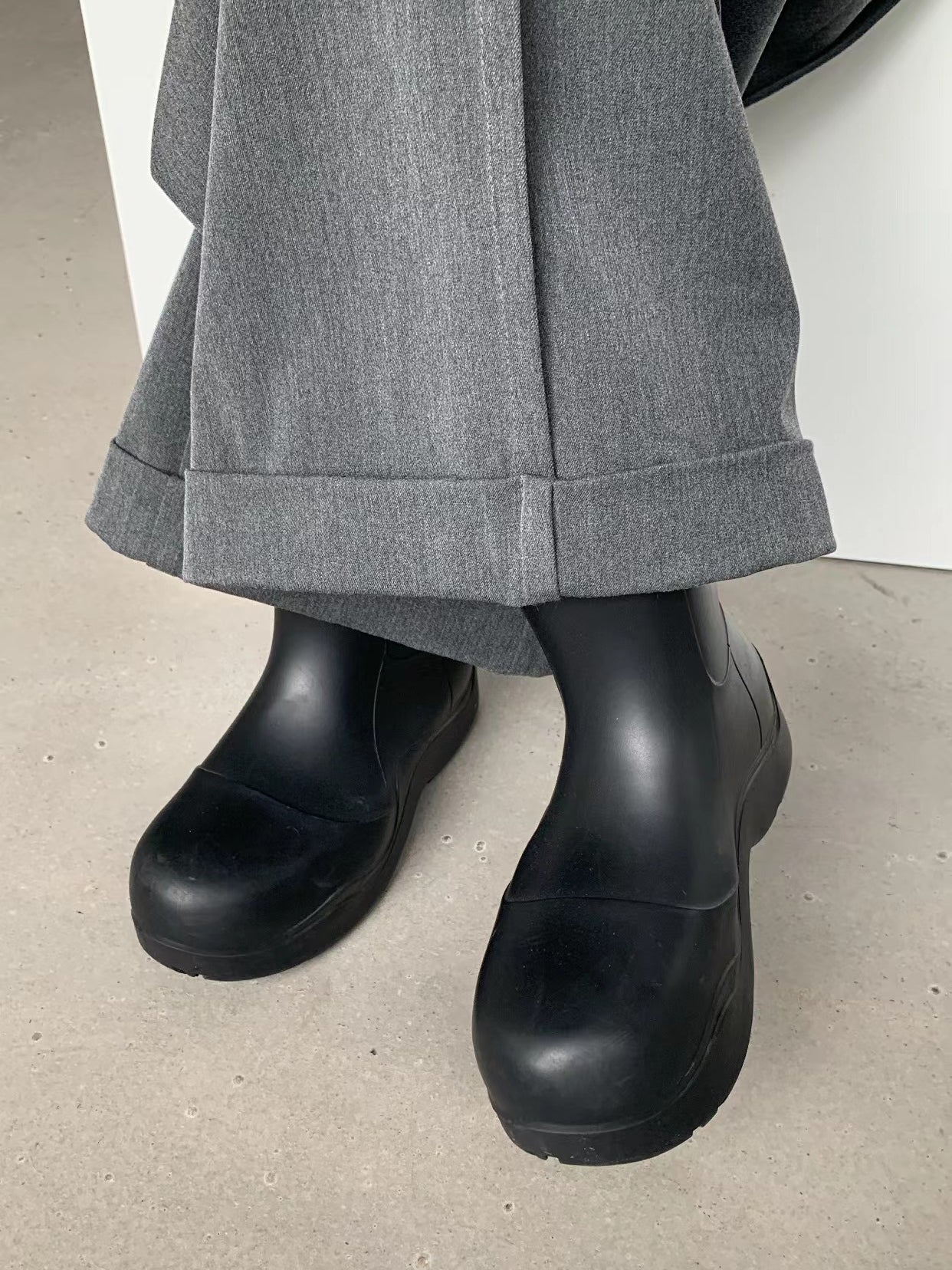 【再入荷】ボリュームラバーブーツ 1008