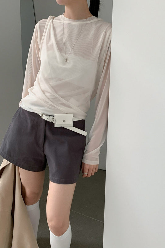 LAYER LOOK SHEER TOP 2309