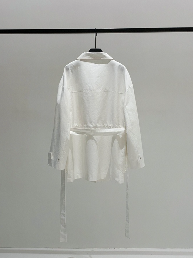 OVERSIZED STAND COLLAR COAT 2128