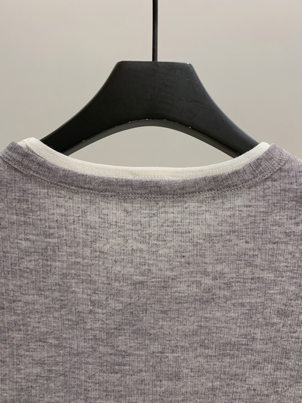 リブラウンドネックカーディガンセット 2161