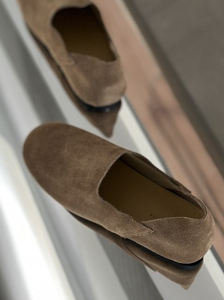スエードフラットシューズ 2191