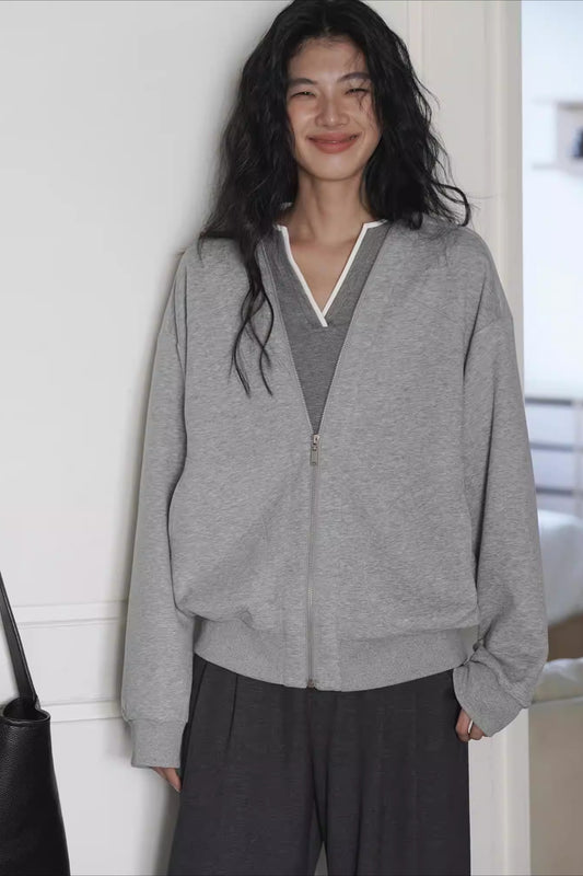 ディープVネックブルゾン 2287