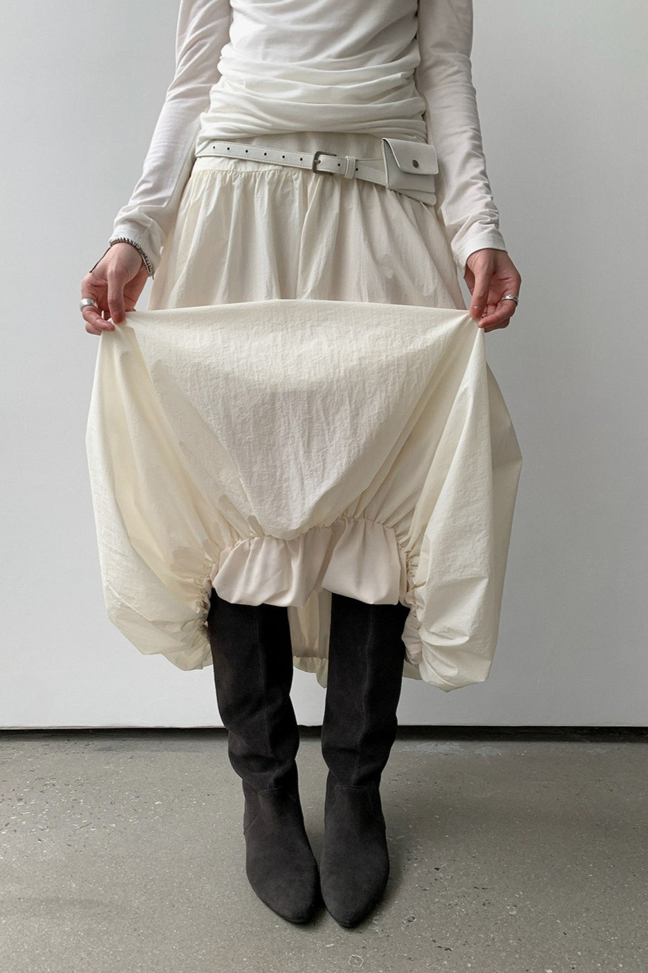 GATHER PUFF SKIRT 2300