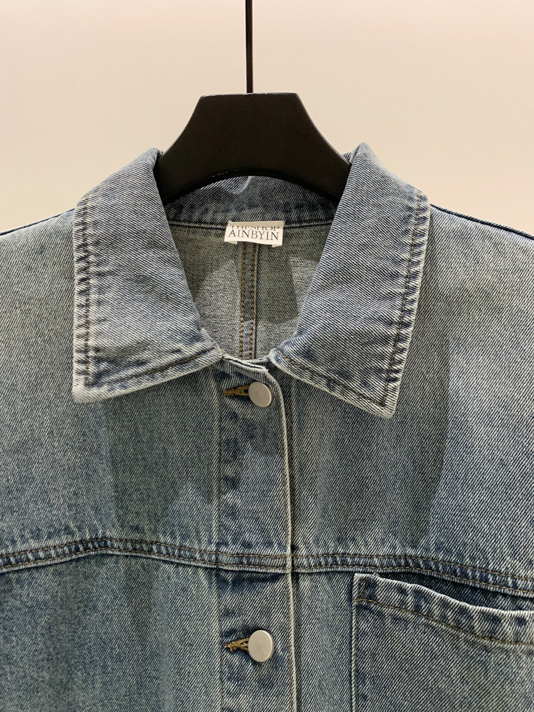 VINTAGE LOOK DENIM JACKET 2123