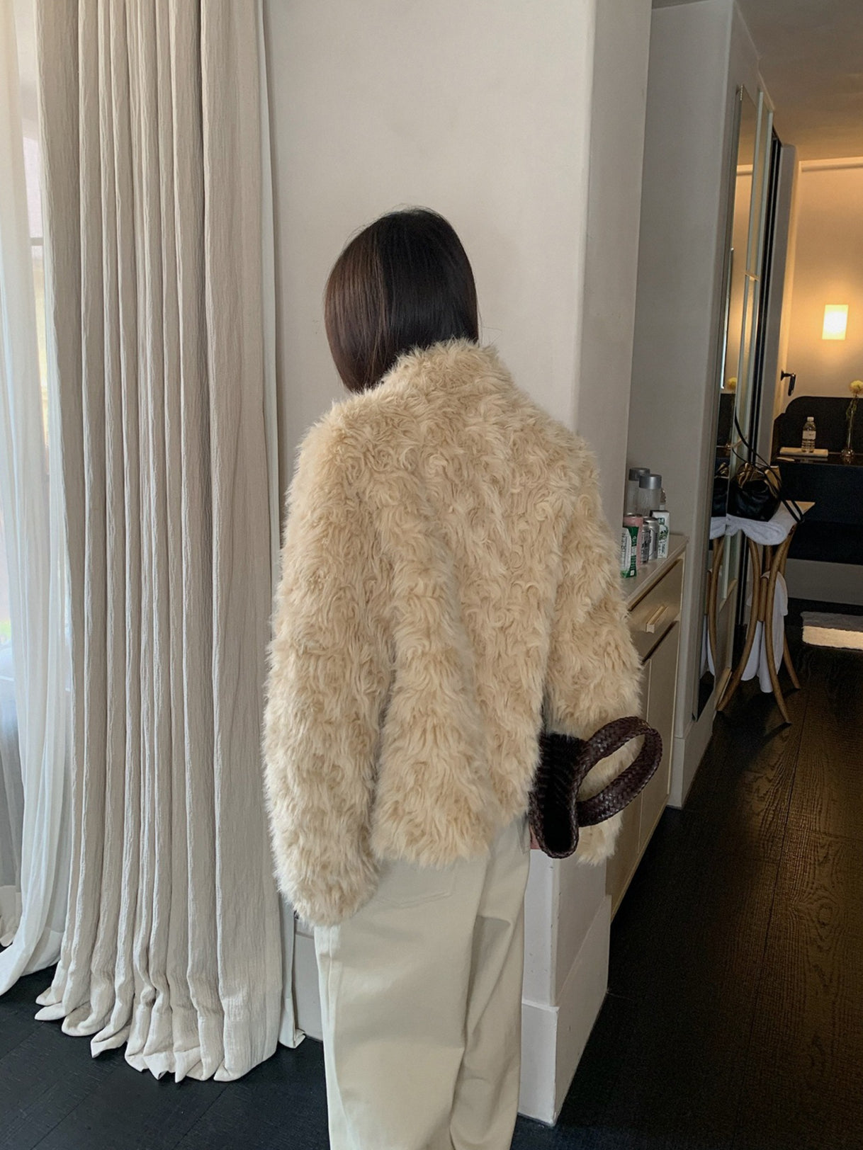 Golden Fleece ファーコート サイズ44 FLUFFY ECO FUR COAT 2501 – gypsophila