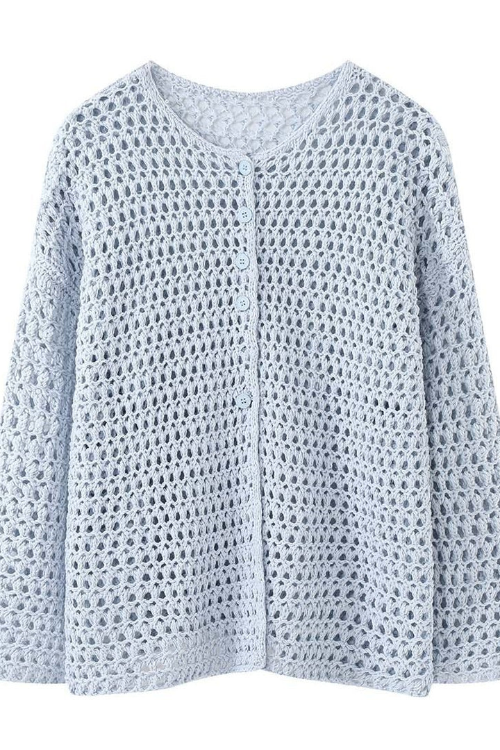 シアーメッシュニットカーディガン 2265