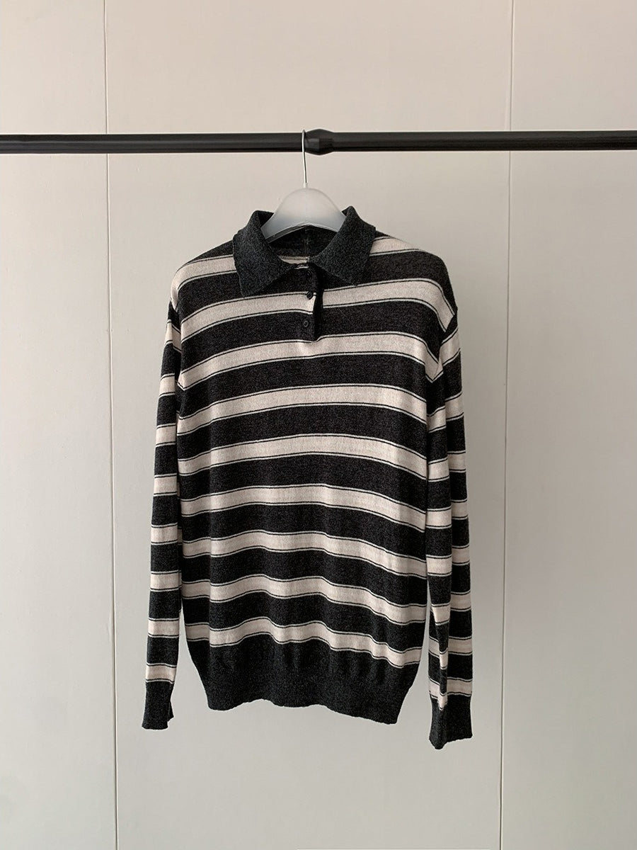 RETRO POLO SWEATER 2449