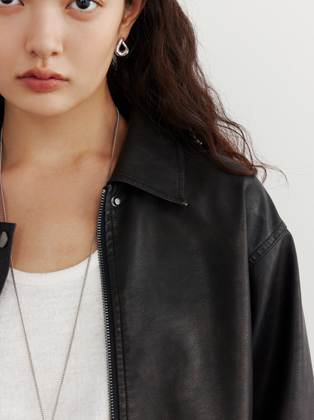 FAUX LEATHER JACKT 2127