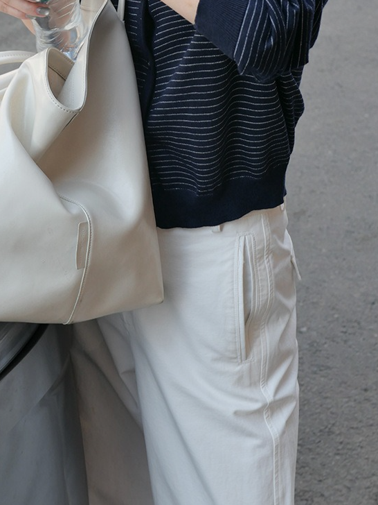 ハイウエストワイドチノパンツ 2174