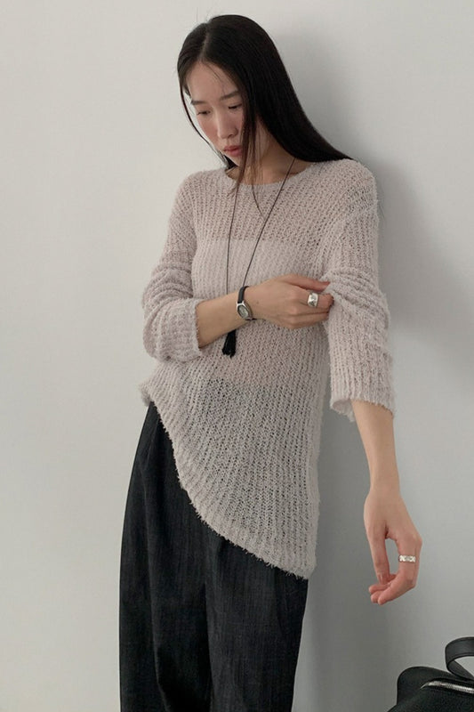 LOOSE ROUND NECK KNIT 2319