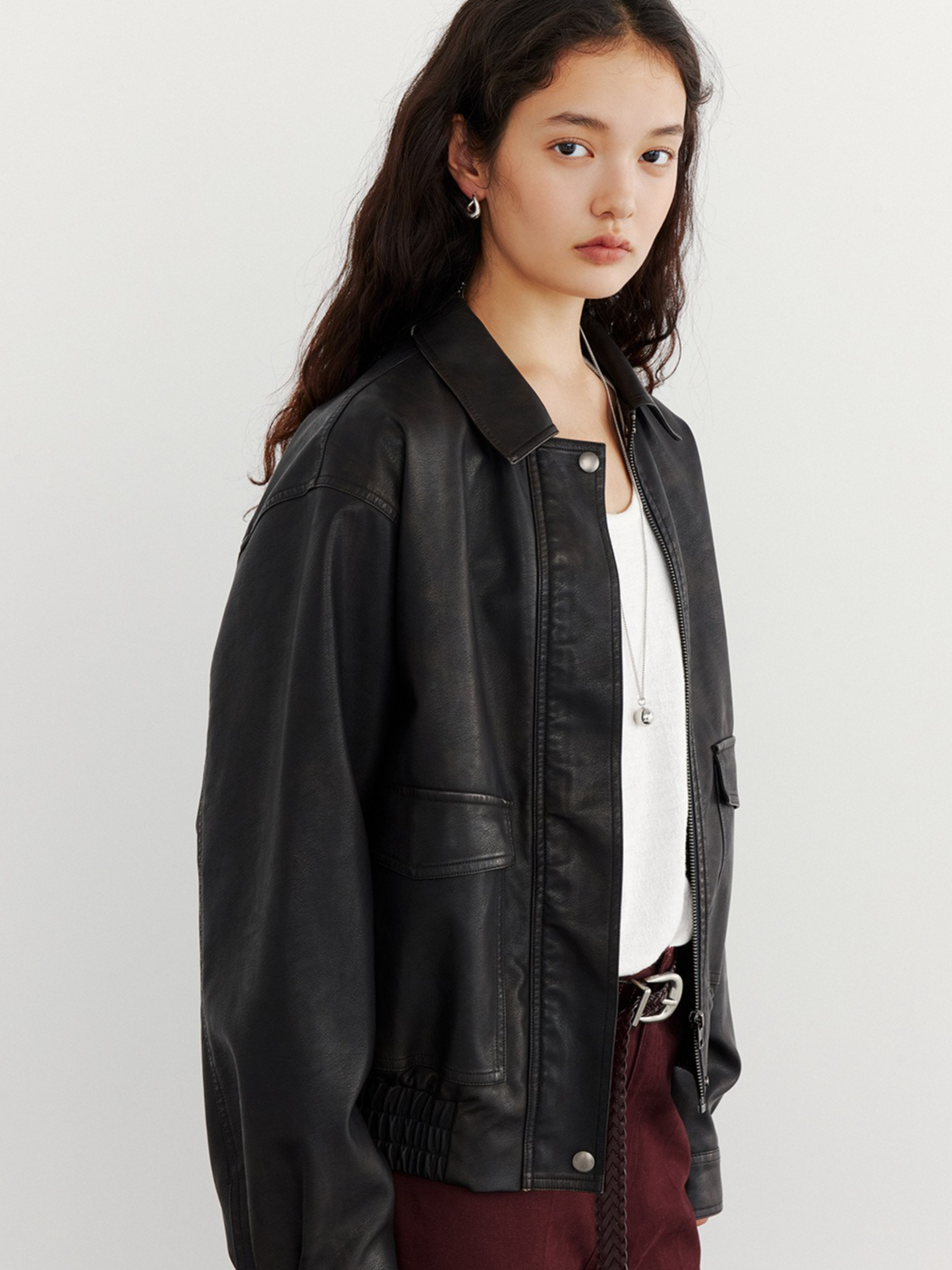 FAUX LEATHER JACKT 2127