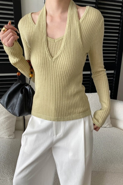 ホルターネックレイヤードニット 2261 – gypsophila