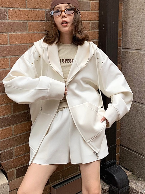 ボックスフードジップアップパーカー 2170 – gypsophila