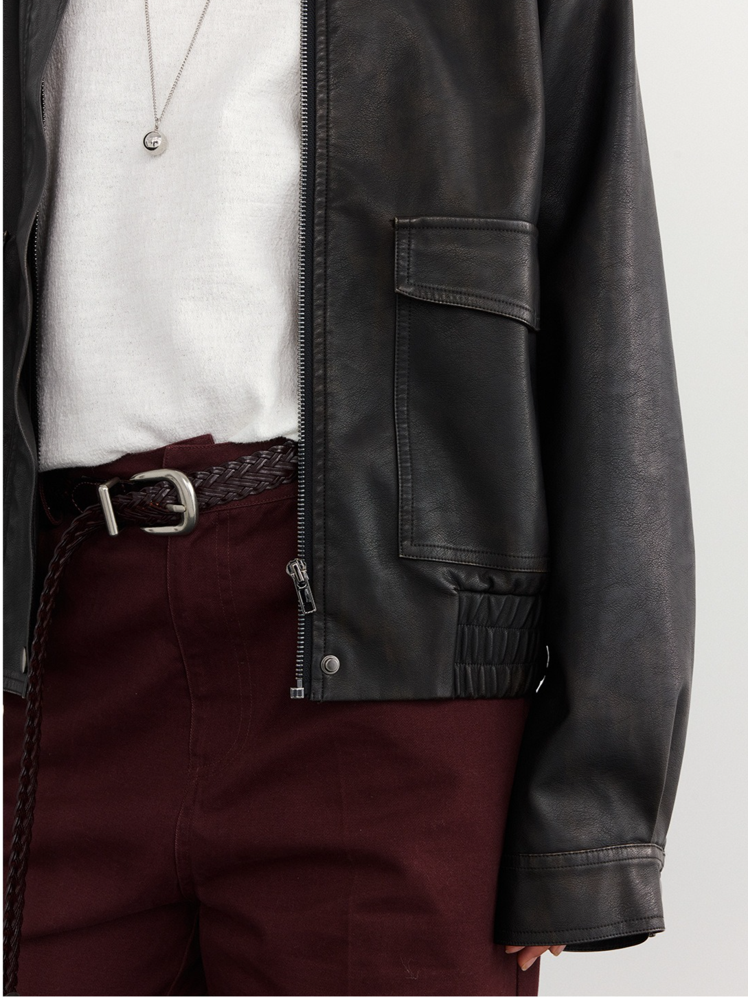 FAUX LEATHER JACKT 2127