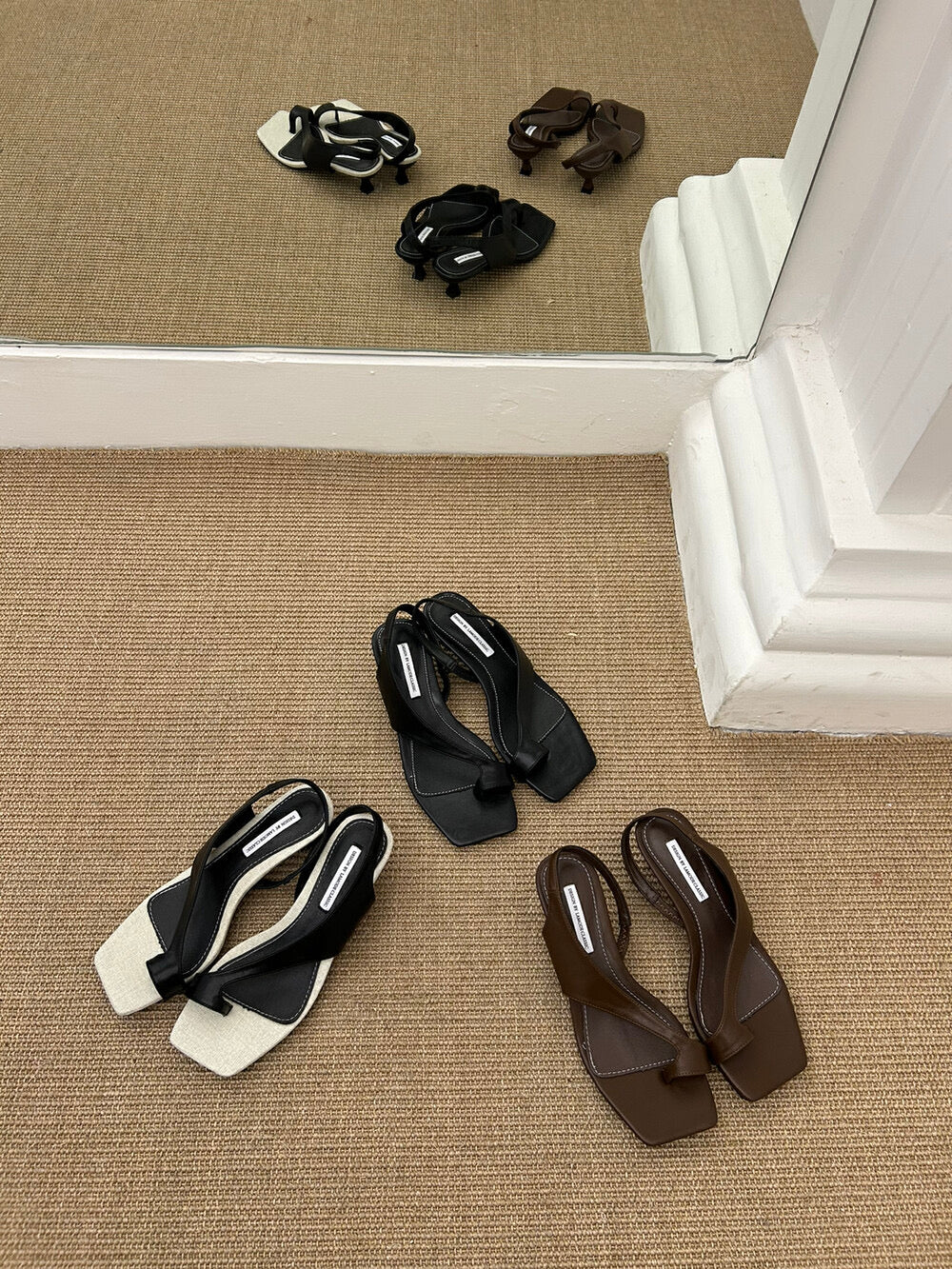 nagonstans 2021 アシンメトリーサンダル nagonstans 2021 アシンメトリーサンダル