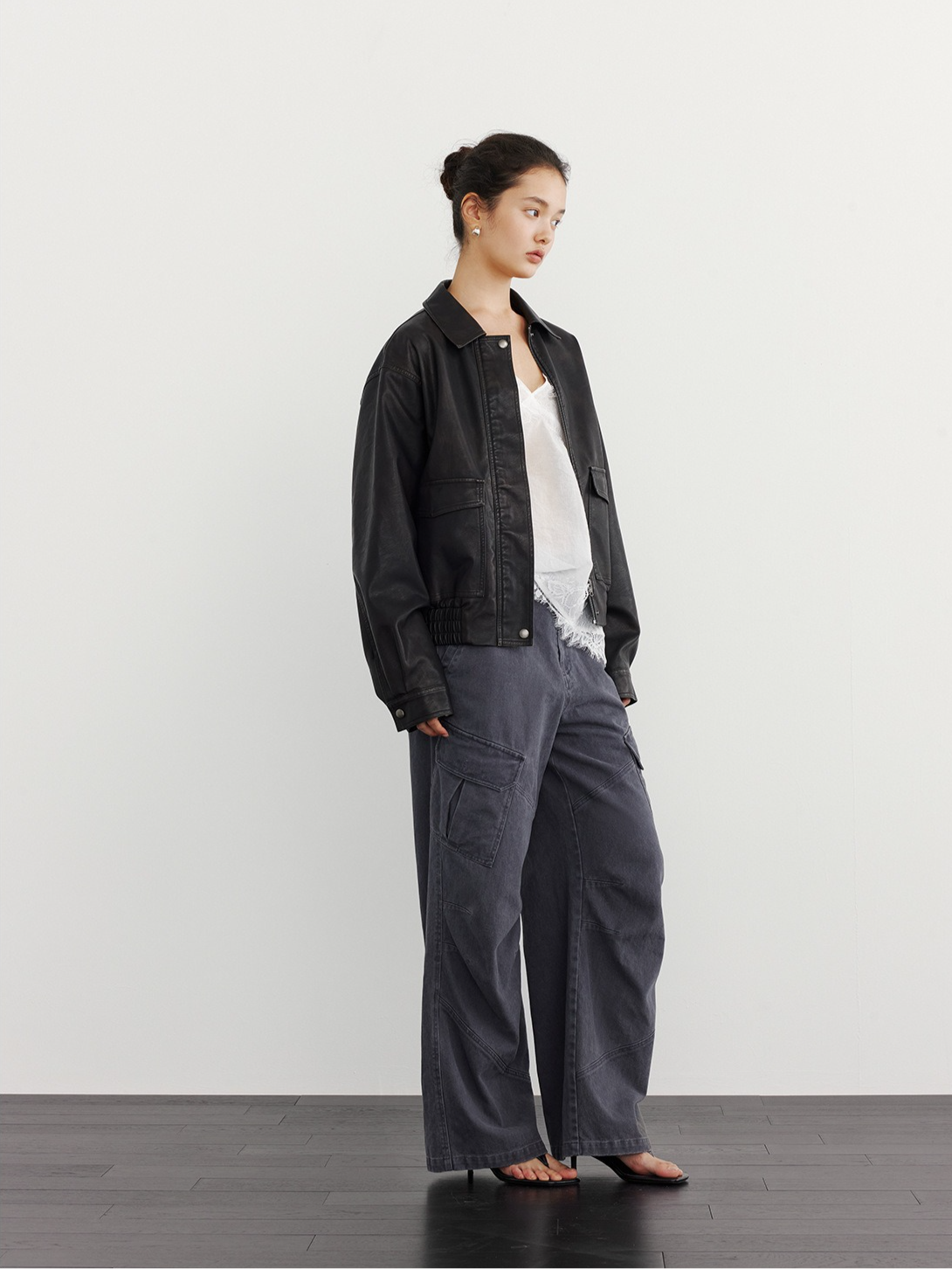 FAUX LEATHER JACKT 2127
