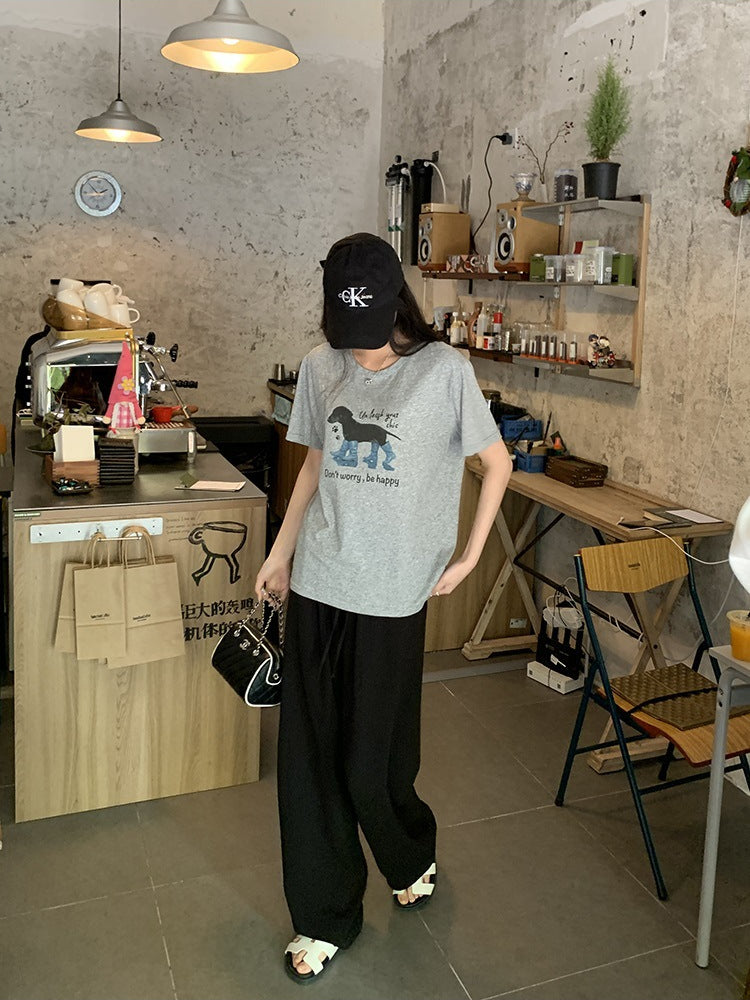 ウエストギャザーイージーワイドパンツ 2090