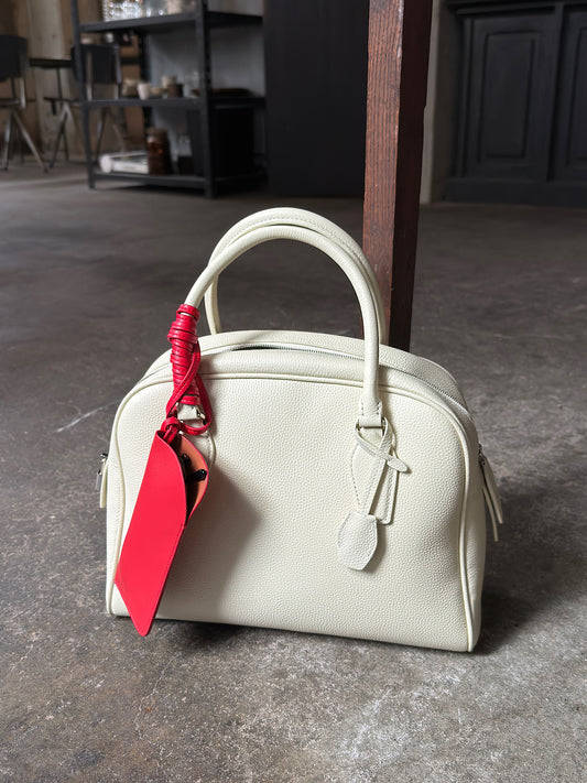 レザーミニボストンバッグ(キーチャーム付き) 2007