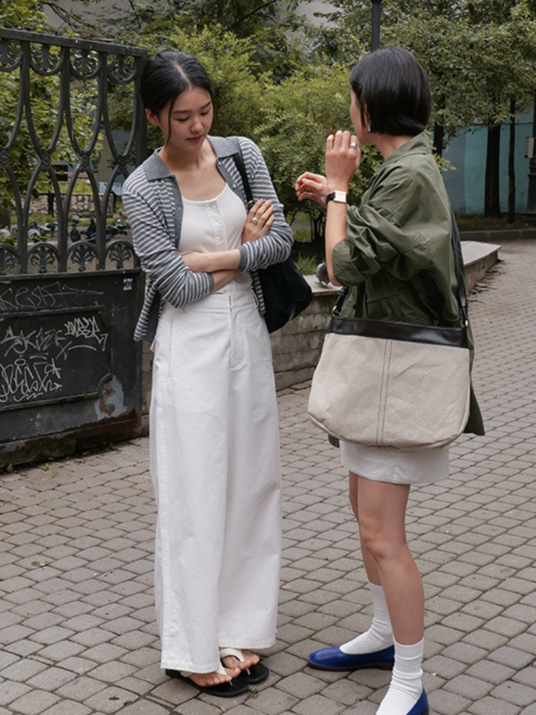 ハイウエストワイドチノパンツ 2174