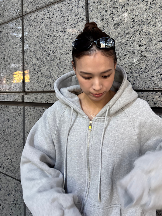 RAGLAN VOLUME-SLEEVE HOODIE × ai01