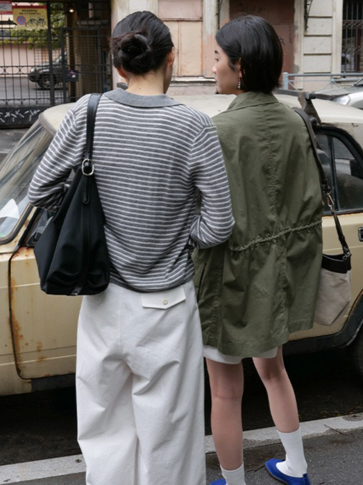 ハイウエストワイドチノパンツ 2174