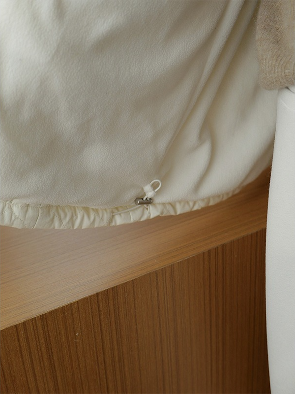 キルティングハイネックブルゾン 2192