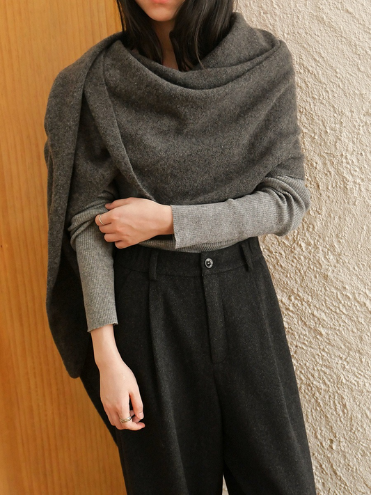 ウールトライアングルマフラー 2180