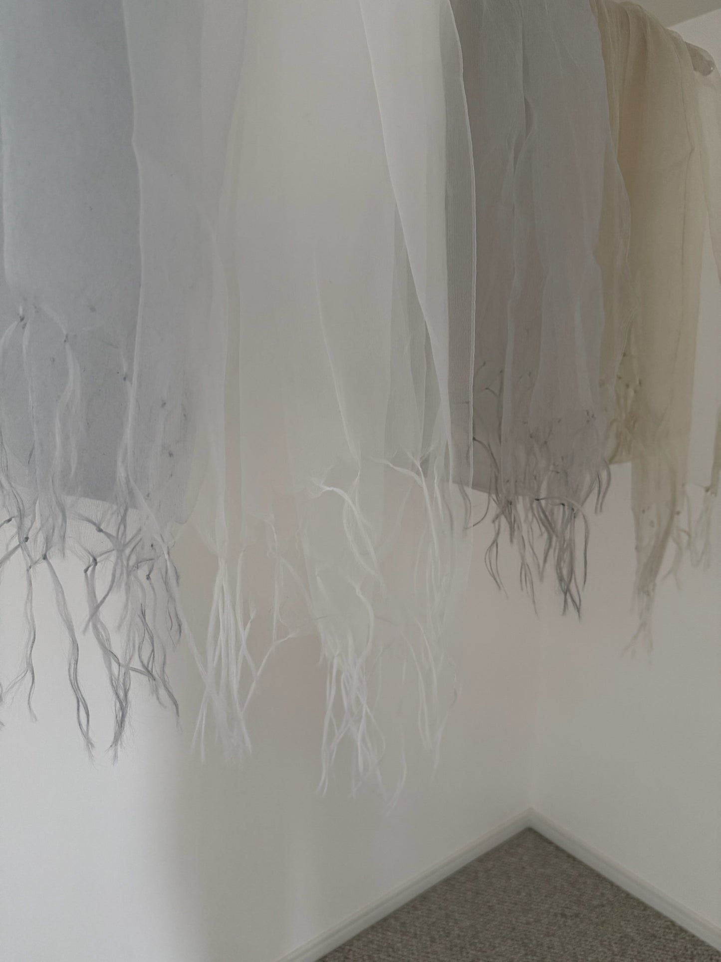 SHEER LONG SCARF 2498
