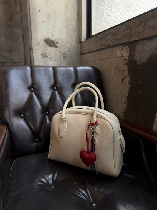 レザーミニボストンバッグ(キーチャーム付き) 2007