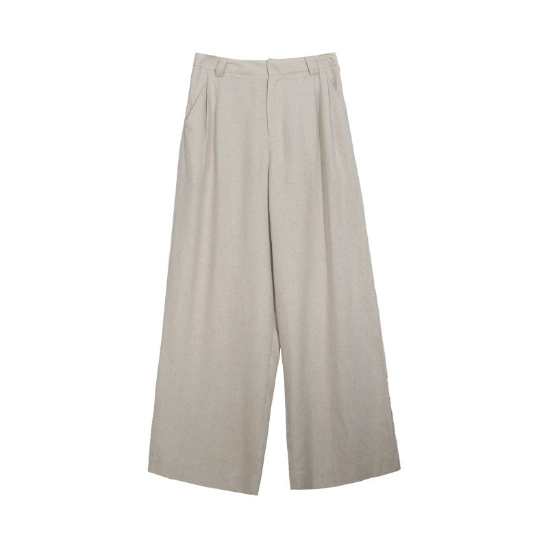 【再入荷】リネンワイドスラックスパンツ 1471