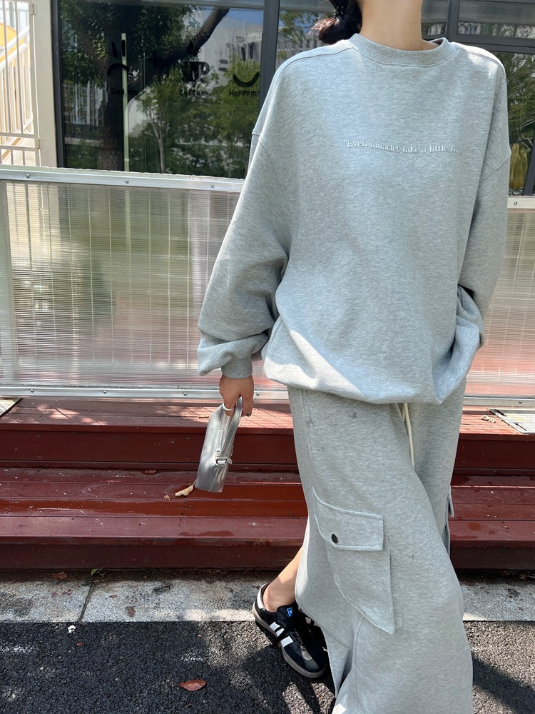 オーバーサイズフロントロゴスウェット 1155