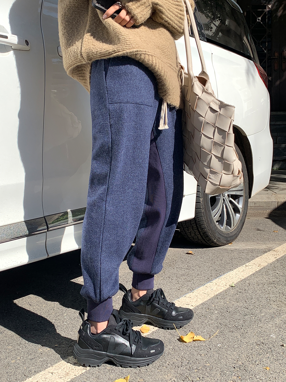 ウールストレッチスウェットパンツ 1222