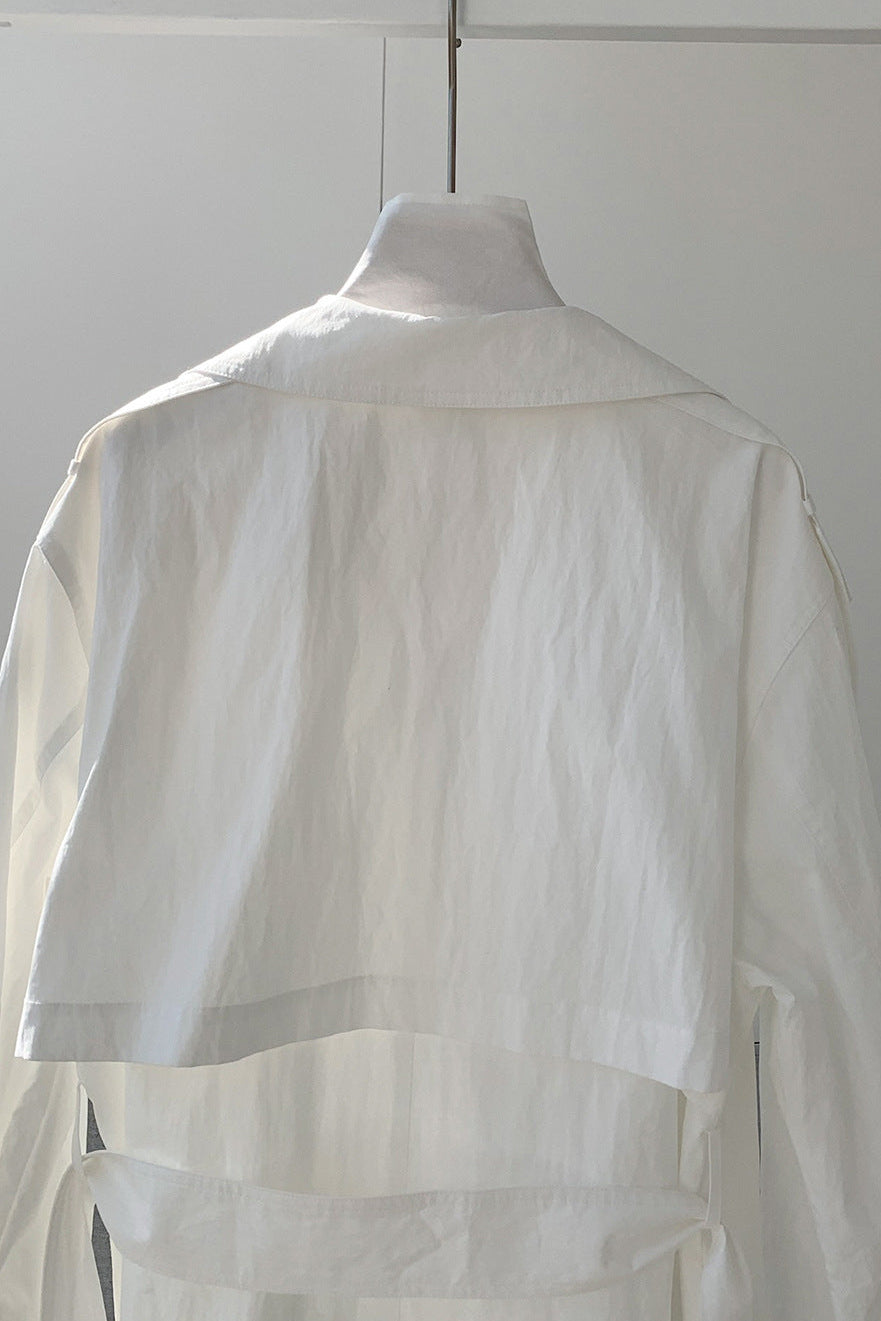 STAND COLLAR TRENCH COAT 2313