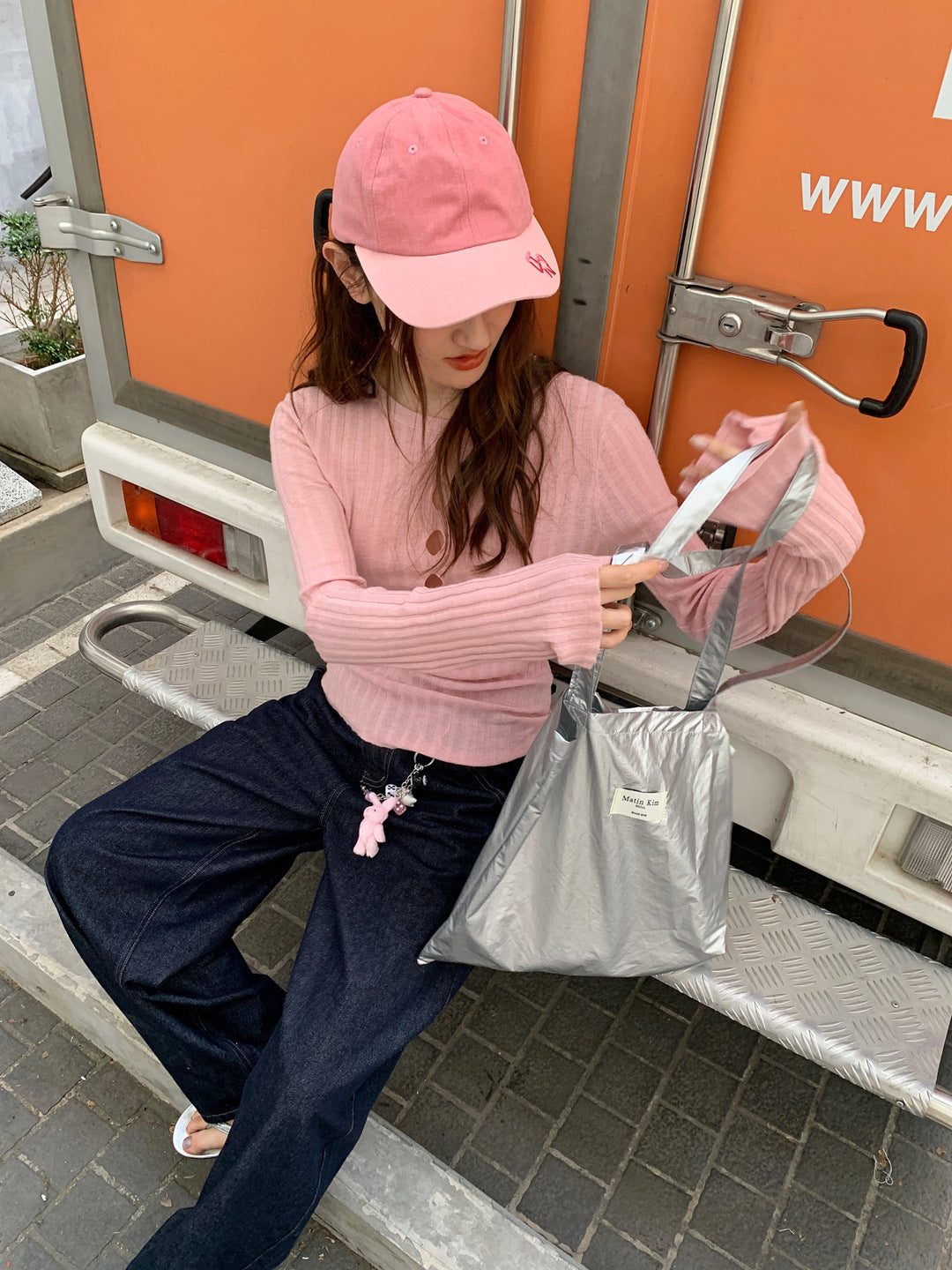【再入荷】スキッパーリーブニット 1452