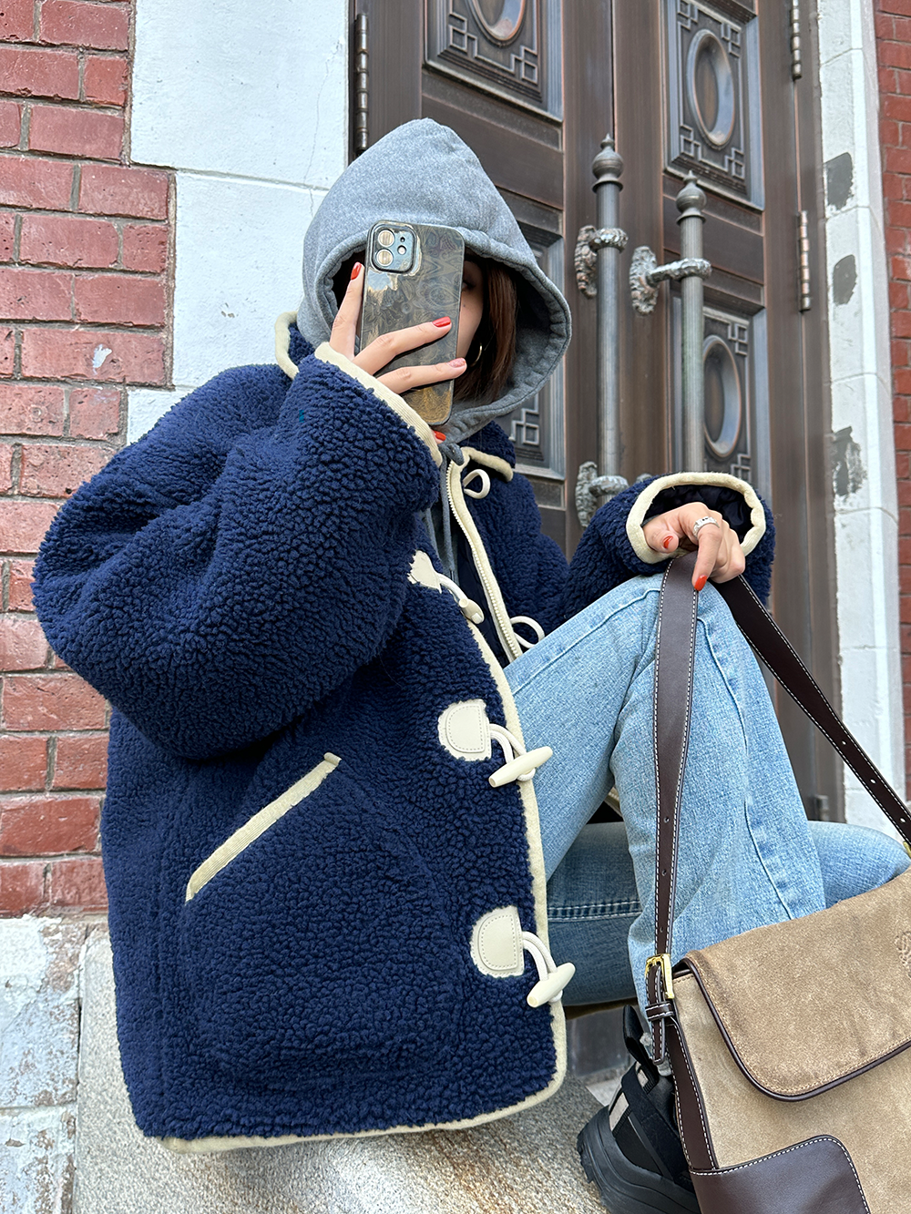 ボアダッフルコート 1268
