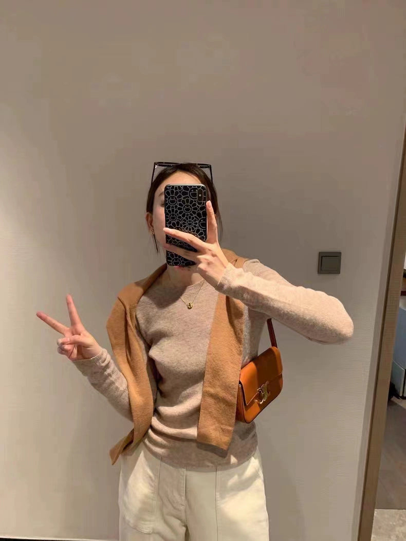 【再入荷】シースルーウールリブニット 1293