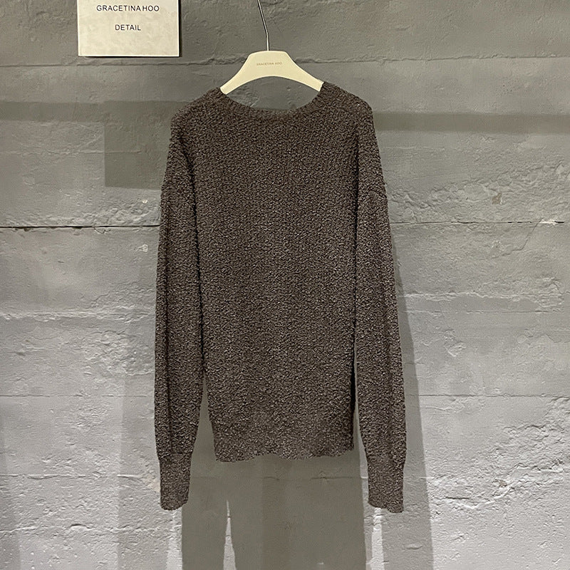 バックオープンニットトップス 1195