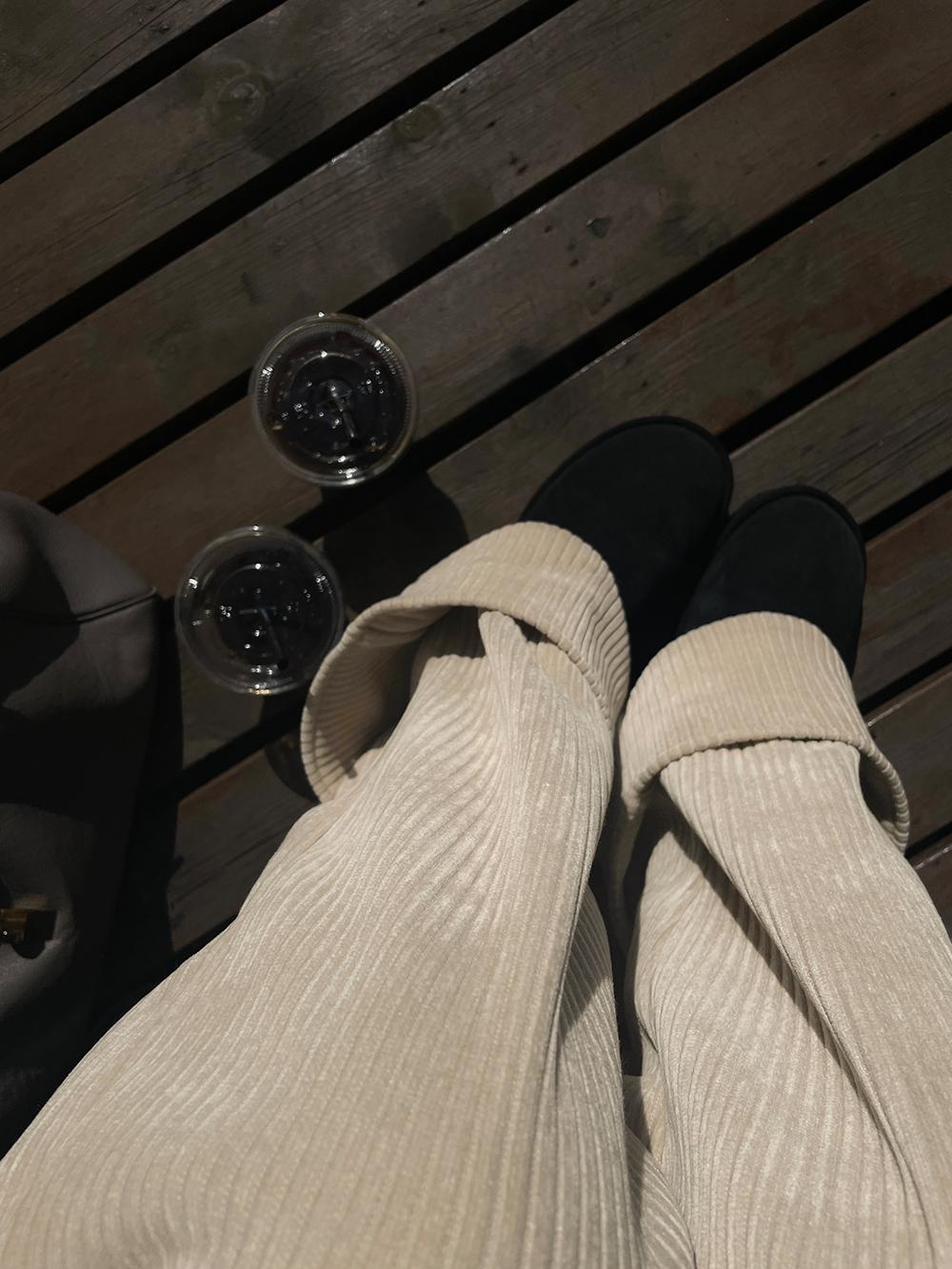 コーデュロイロールアップワイドパンツ 1237
