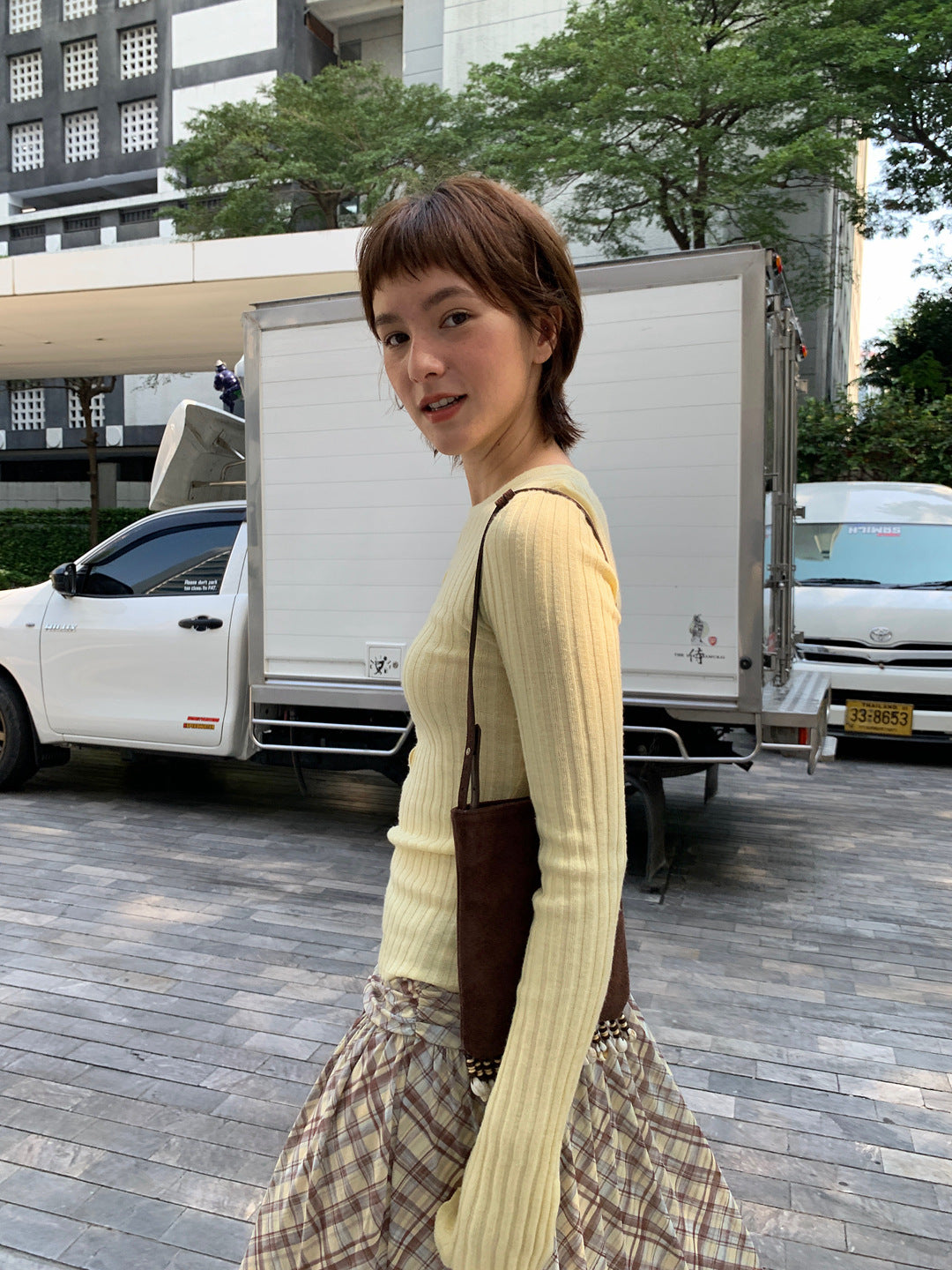 【再入荷】スキッパーリーブニット 1452