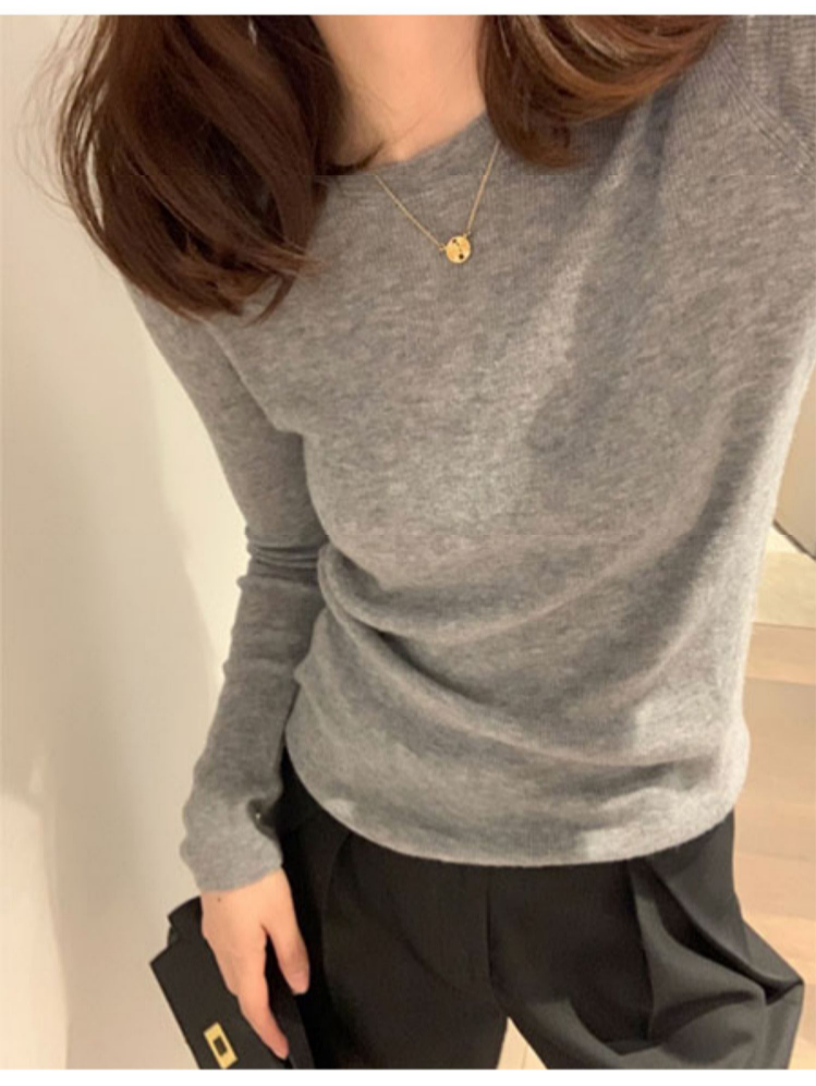 【再入荷】シースルーウールリブニット 1293