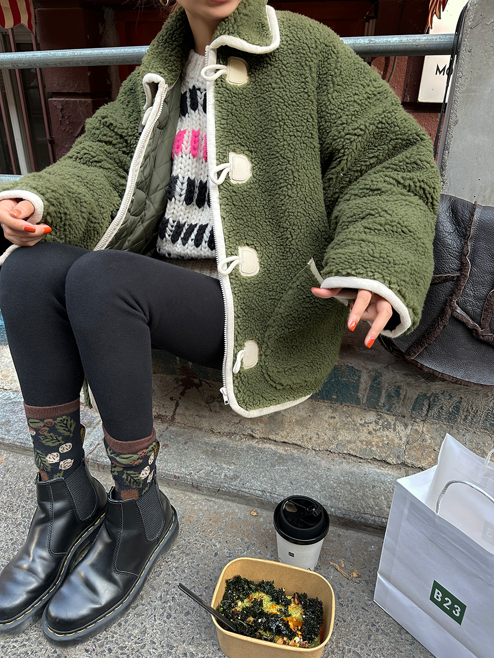 ボアダッフルコート 1268