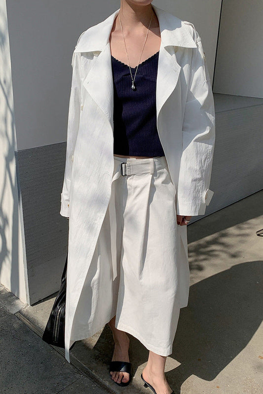 STAND COLLAR TRENCH COAT 2313