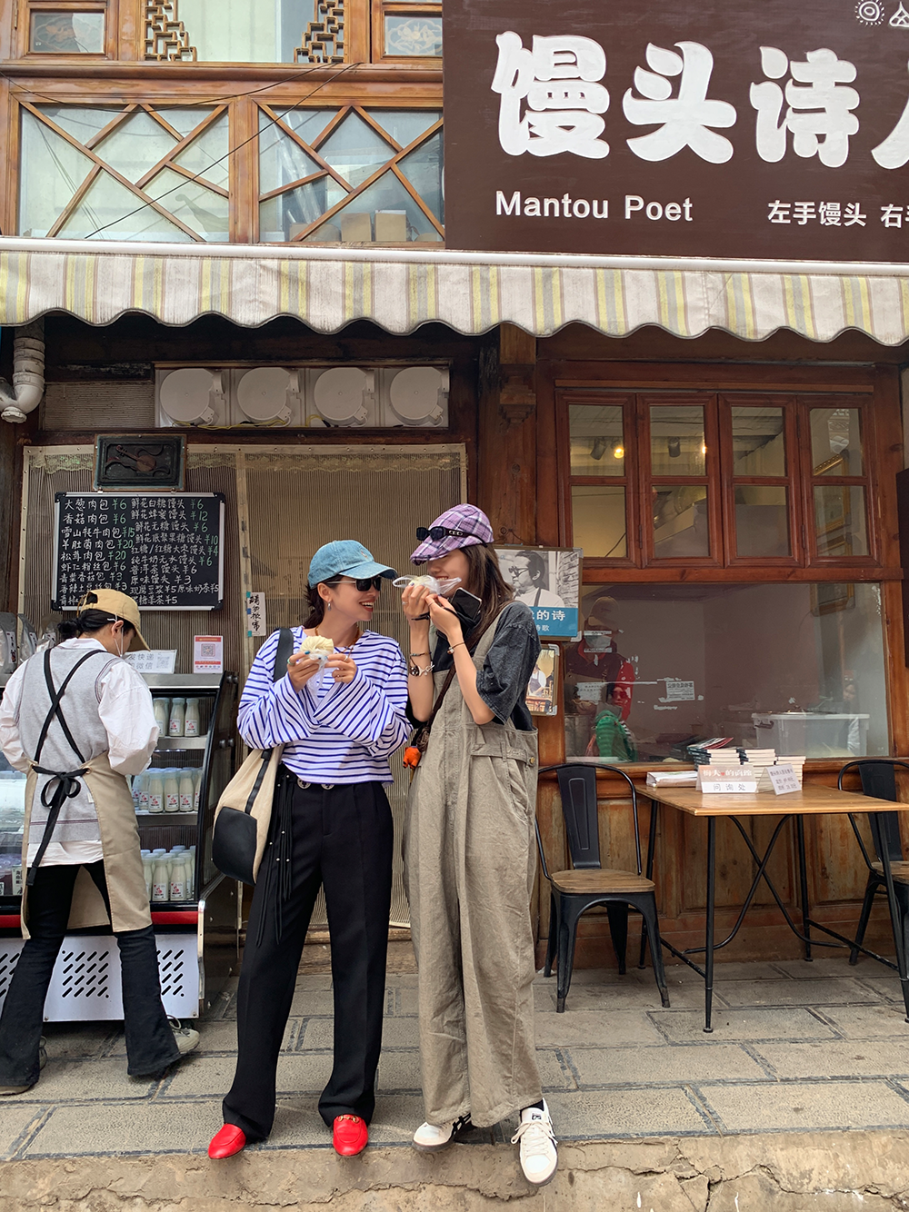 タックストレートパンツ 1506